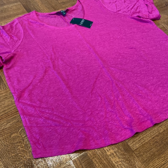 Lauren Ralph Lauren Linen Shirt 3X - Picture 4 of 6